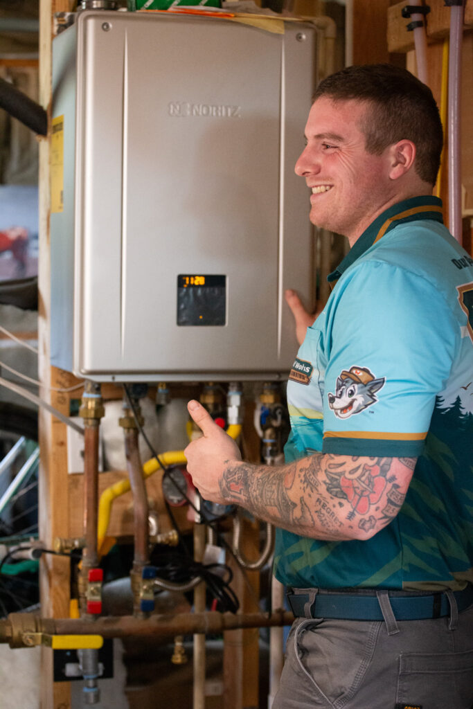 Wolfworks team Water Heater Installation